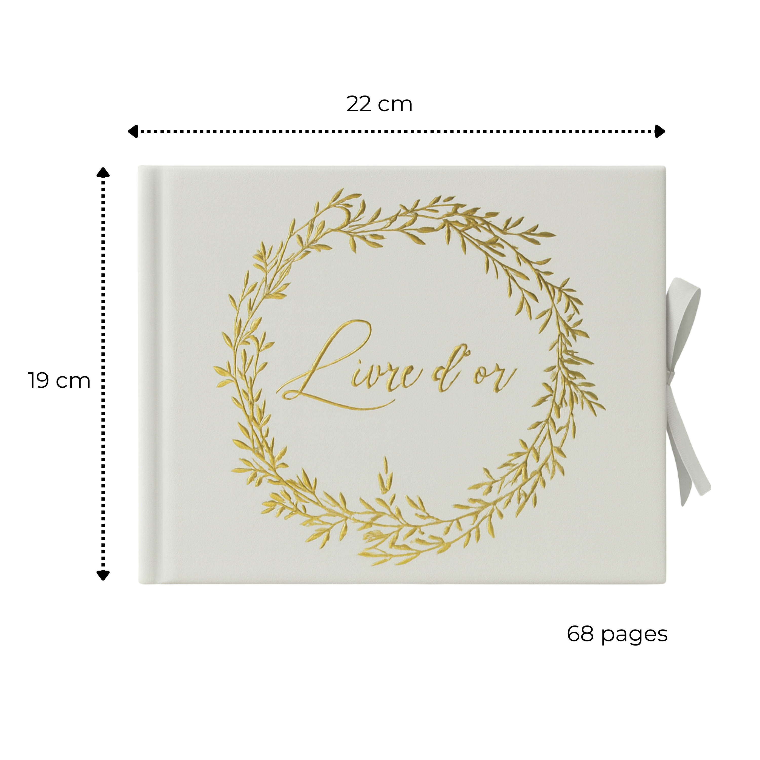 Pack Signature : 4 éléments (Urne Merci, Livre d’or, Stylo encre doré, Chevalet en bois) pour mariage, baptême, anniversaire, départ en retraite et toutes célébrations
