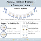 Pack Décoration Baptême