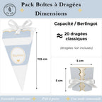 Pack Dragées Baptême — Berlingots