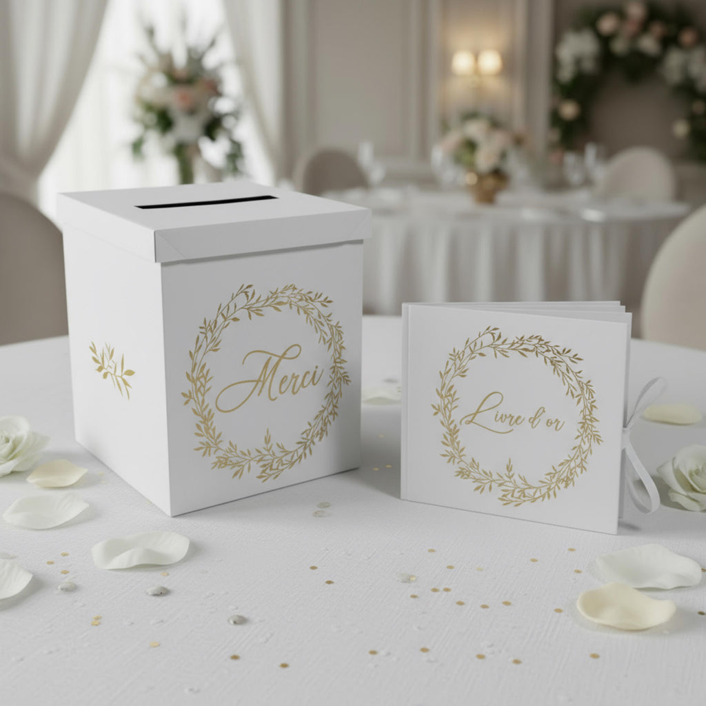 Pack Essentiel Élégance Blanc et Or