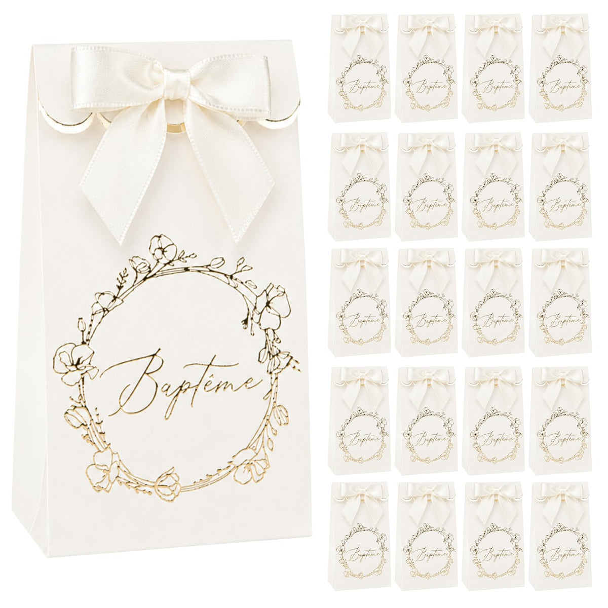 Pack Sachets Dragées Baptême
