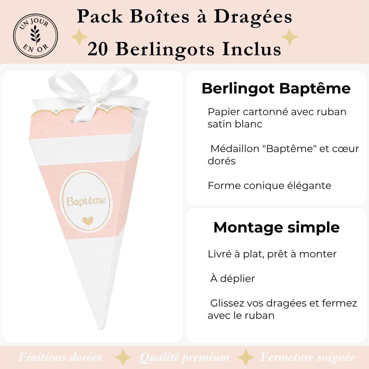 Pack Dragées Baptême — Berlingots