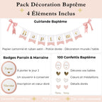 Pack Décoration Baptême