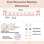 Pack Décoration Baptême