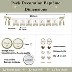 Pack Décoration Baptême