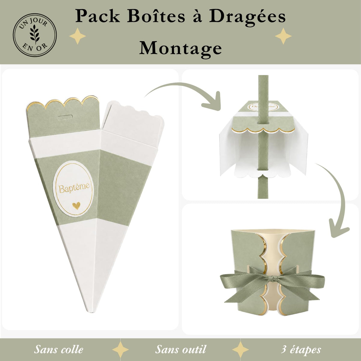 Pack Dragées Baptême — Berlingots